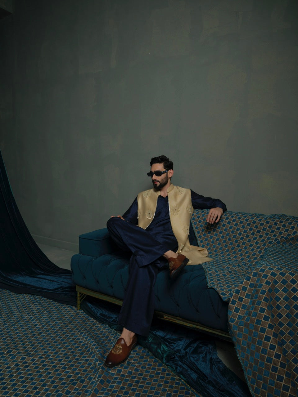 Oat Latkan Long Jacket Set