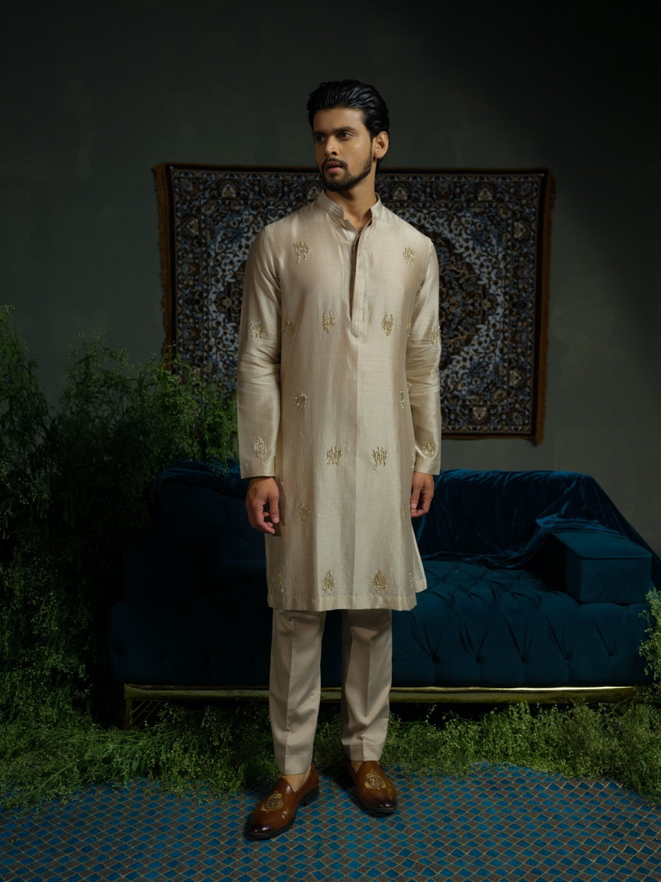 Glitter Metal Kurta set