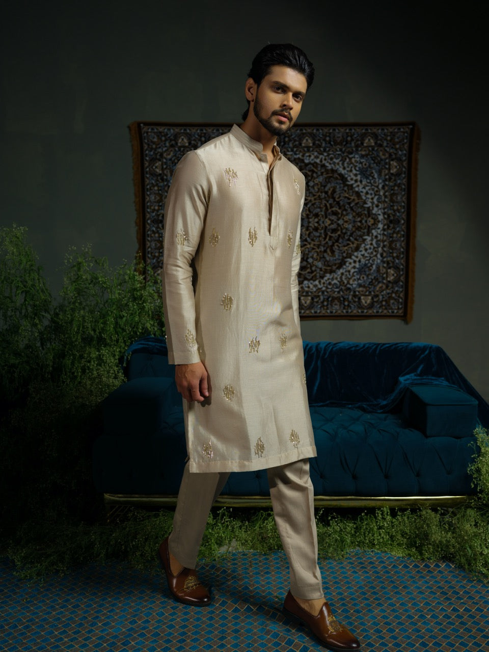 Glitter Metal Kurta set