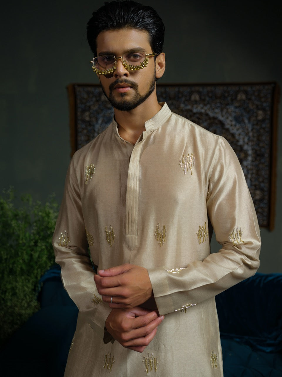 Glitter Metal Kurta set
