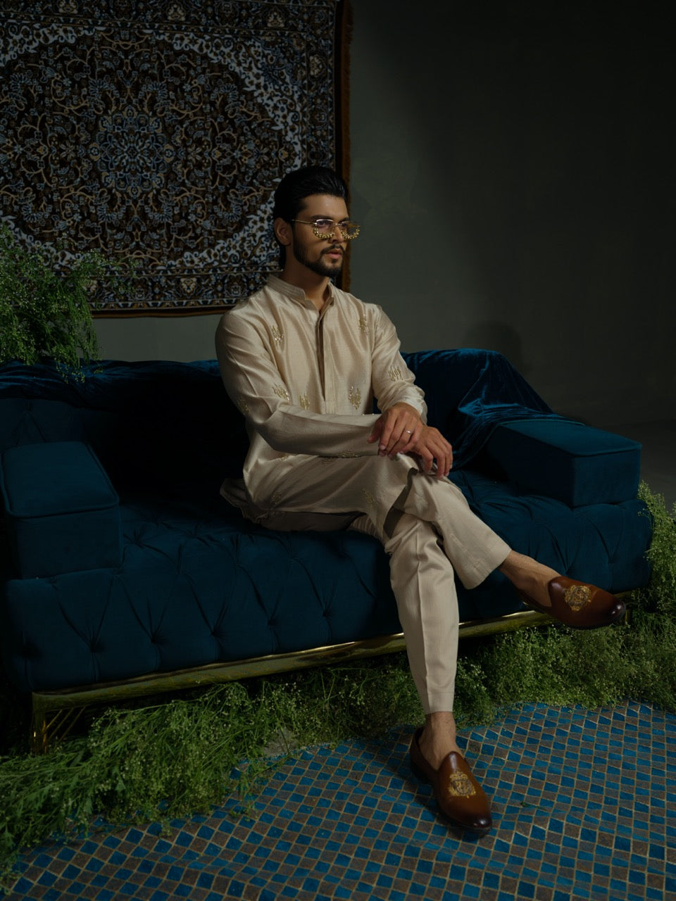 Glitter Metal Kurta set