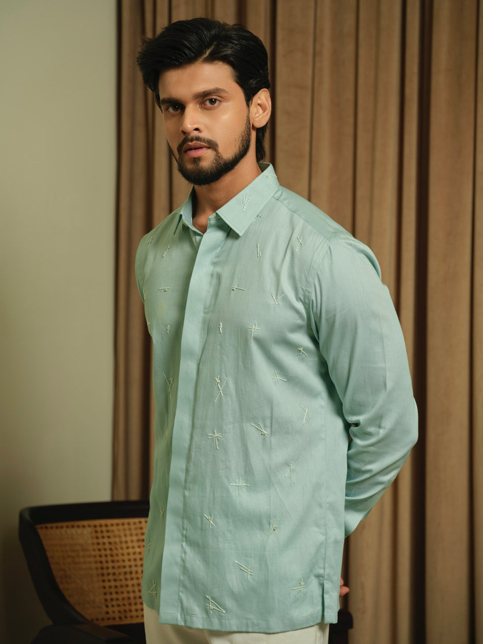 Sea Linear Party Shirt