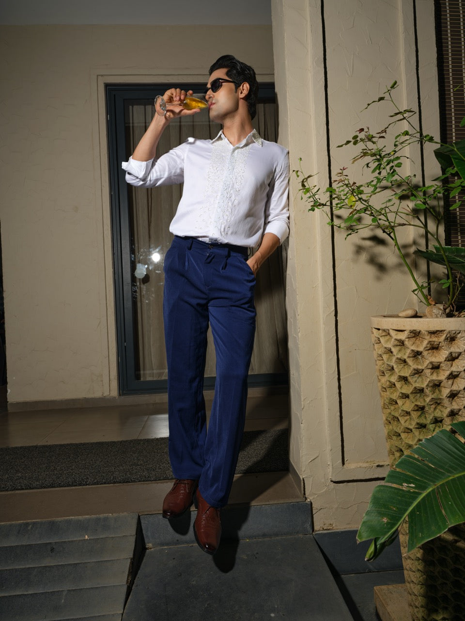 Ivory Rush Tux Shirt