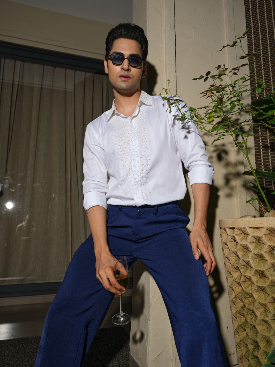 Ivory Rush Tux Shirt