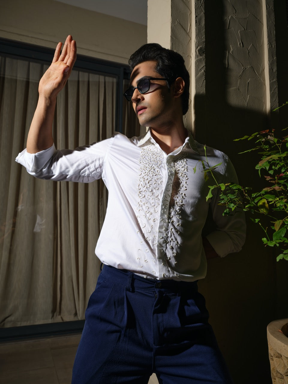 Ivory Rush Tux Shirt