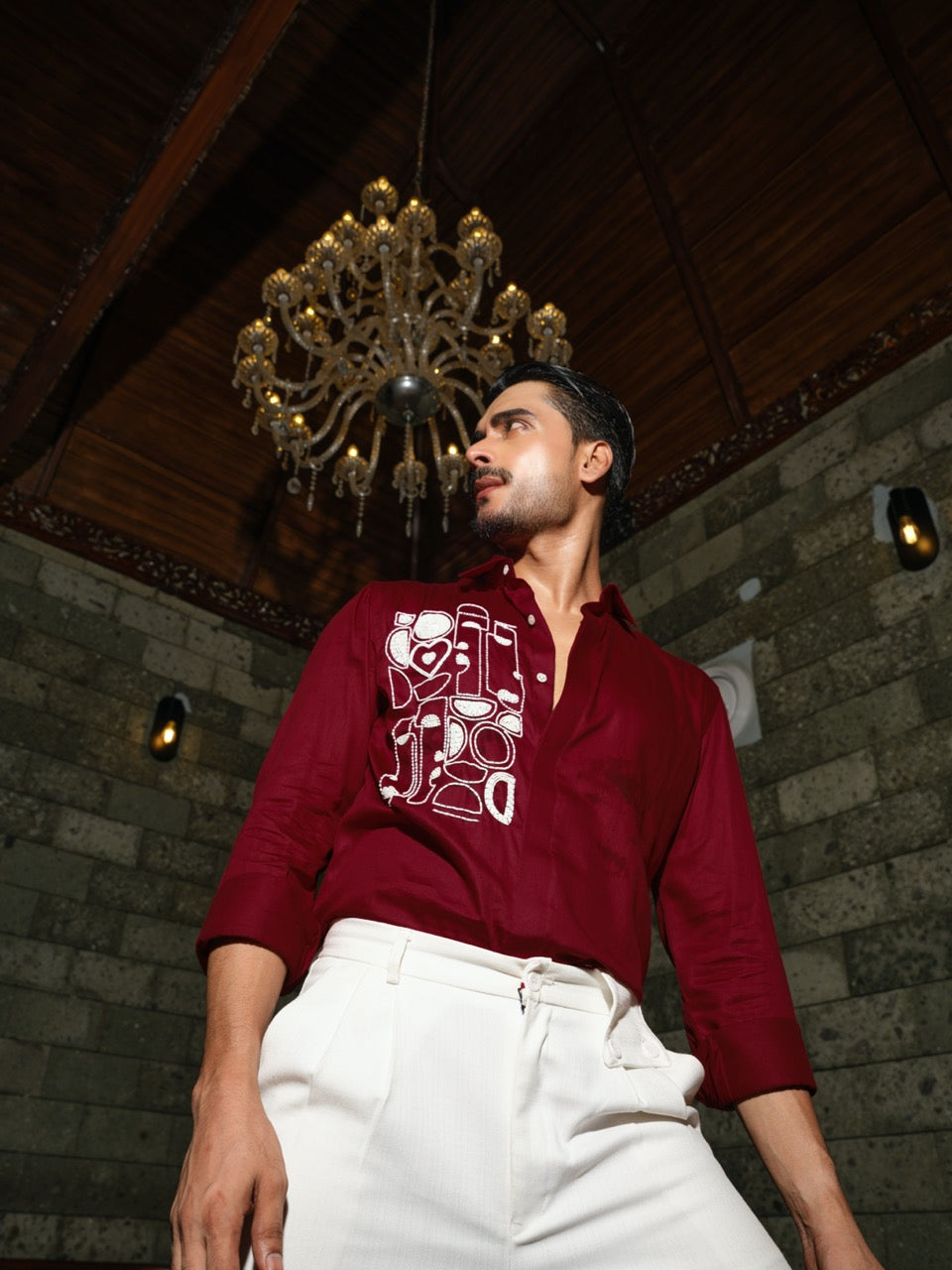 Red Artbeat Party Shirt