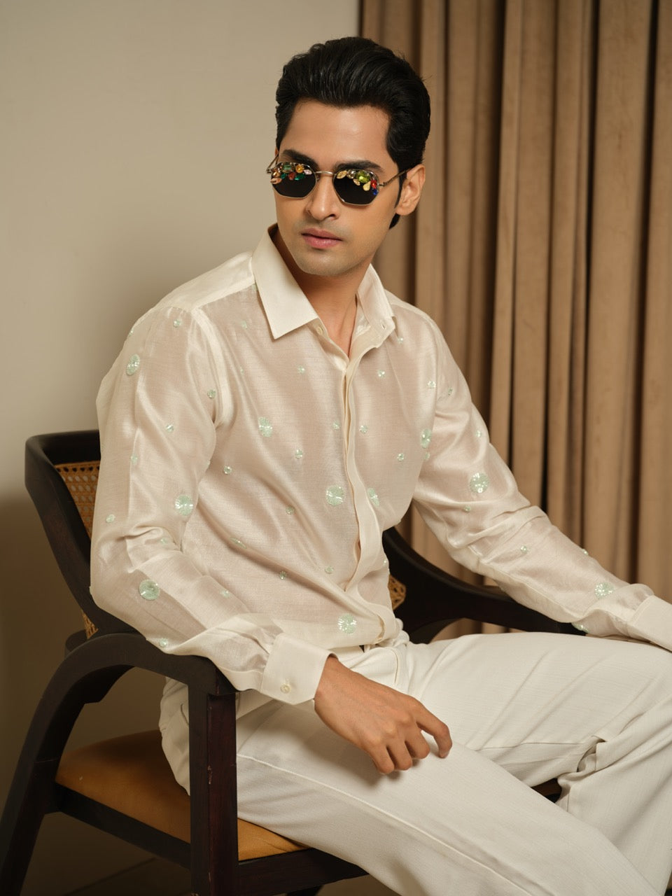 Mint Polka Party Shirt