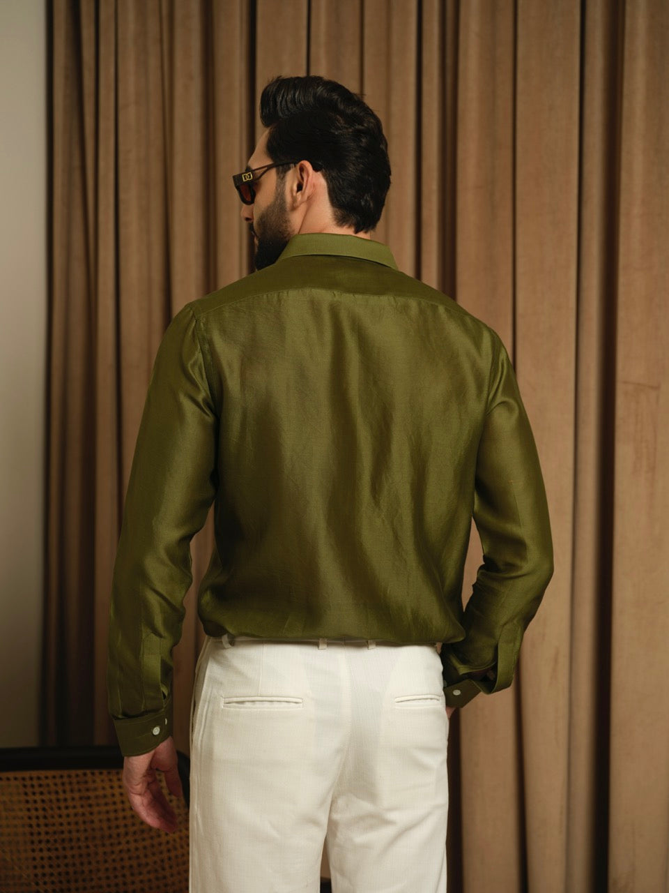 Olive Ginkgo Party Shirt