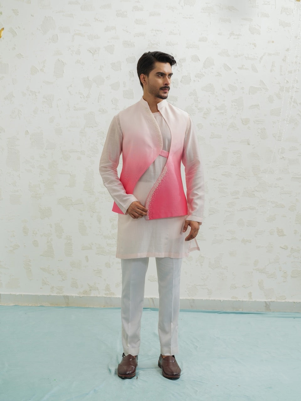 Pink Ombre Wave Bundi only
