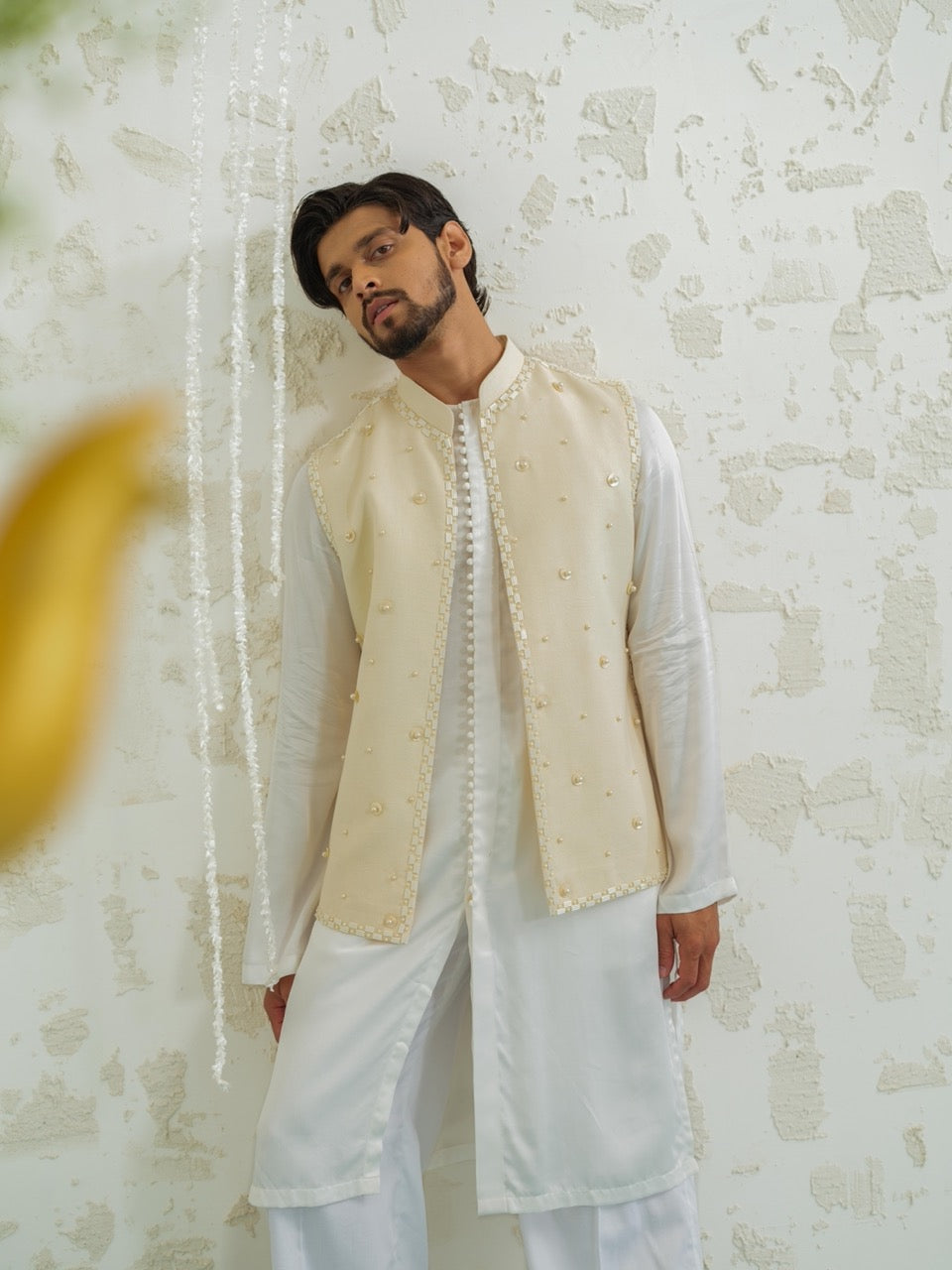 Cream Button Bundi only