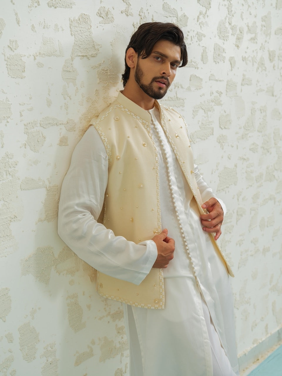 Cream Button Bundi only