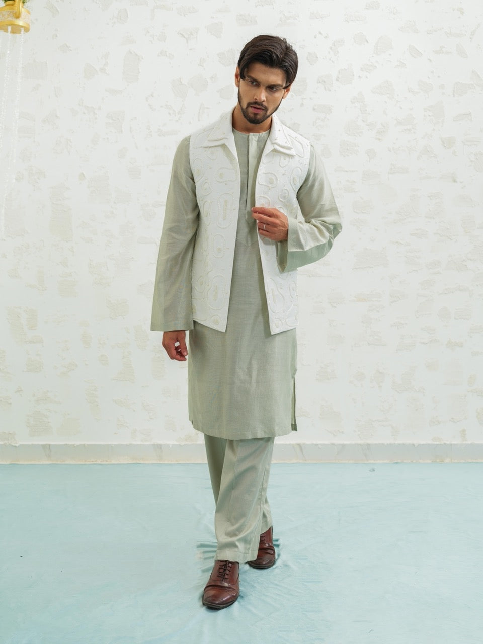 Amoeba Linen Bundi only