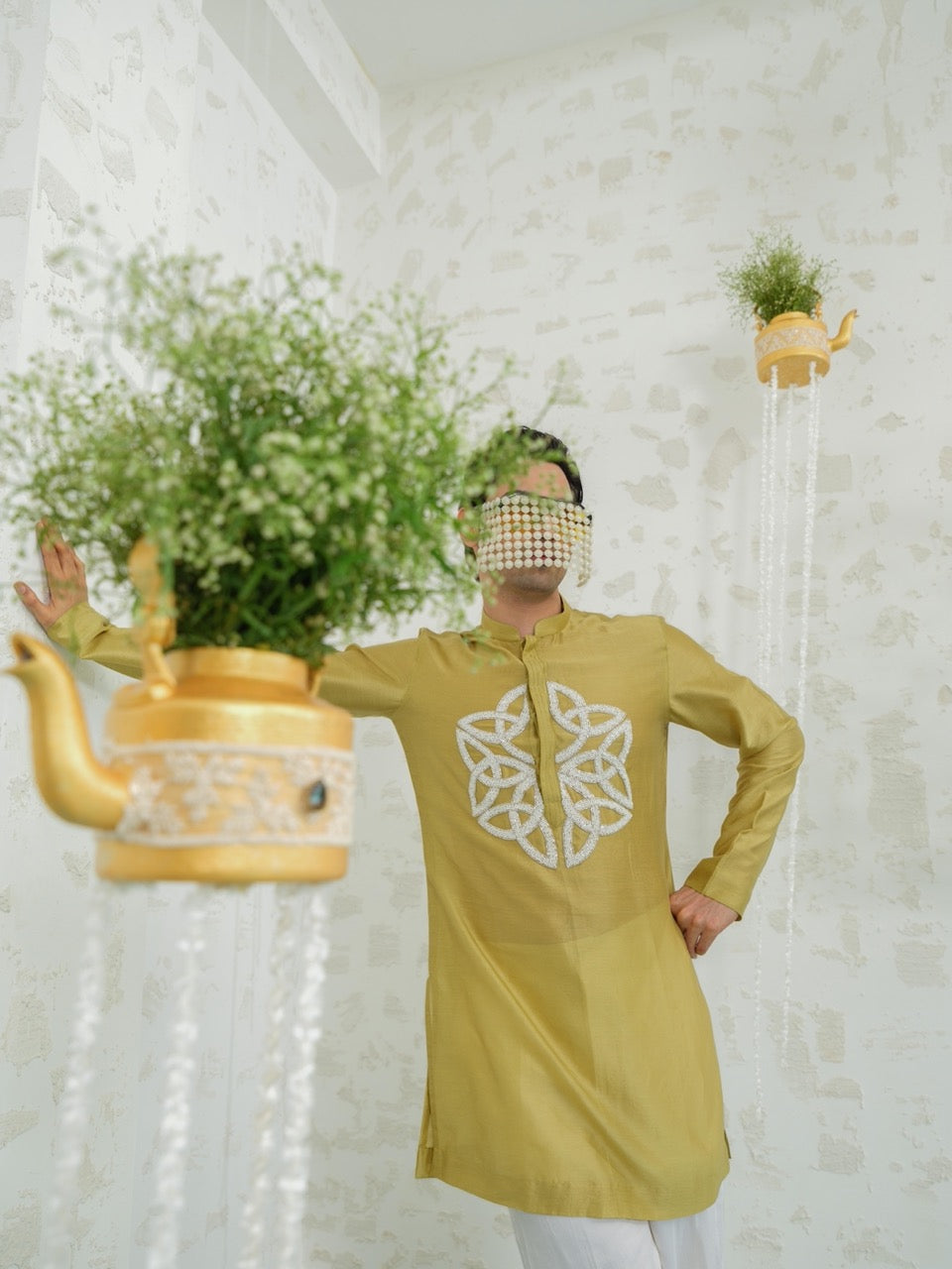 Fresh Moss Infinity kurta set