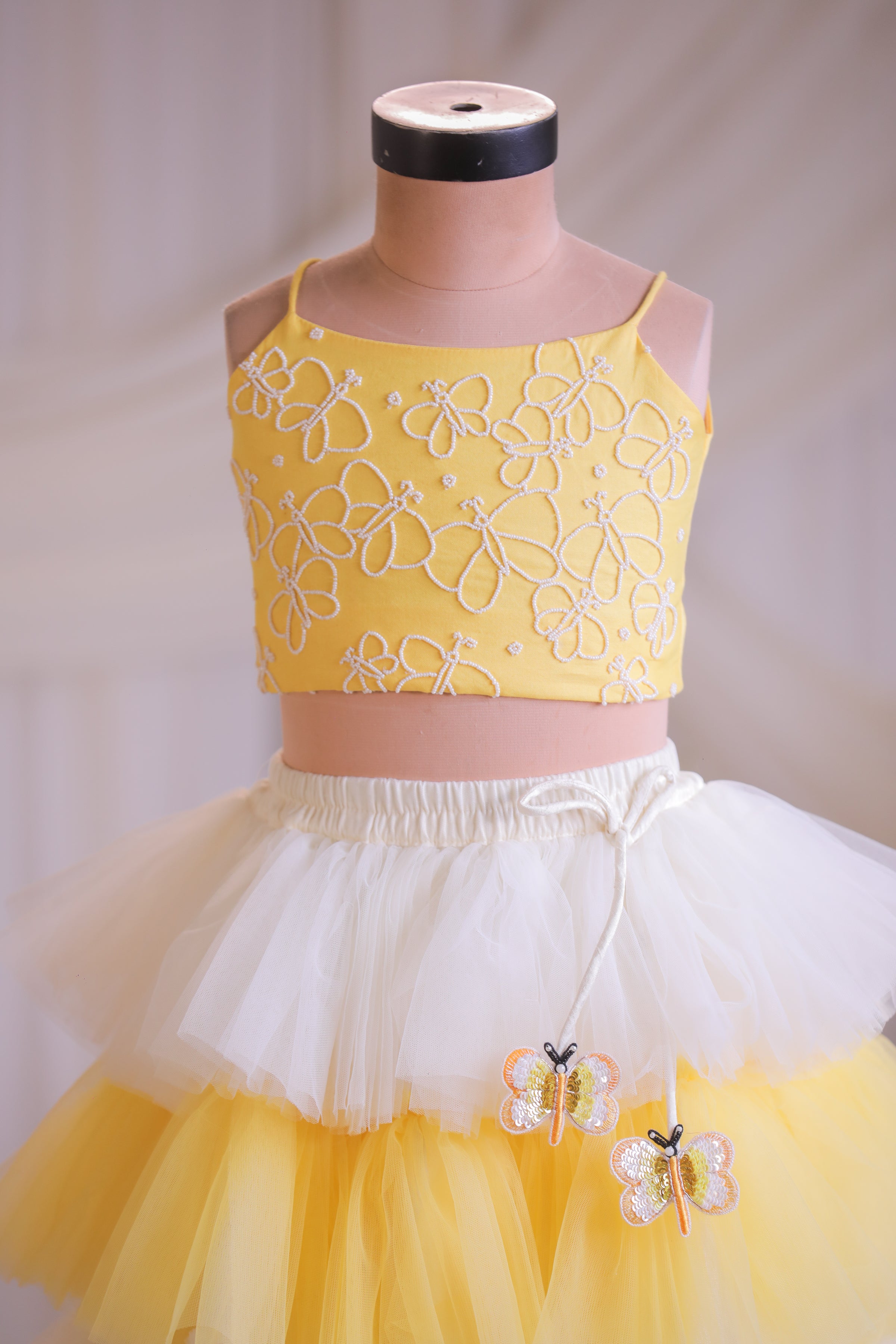 Butterfly Frill Ghagra