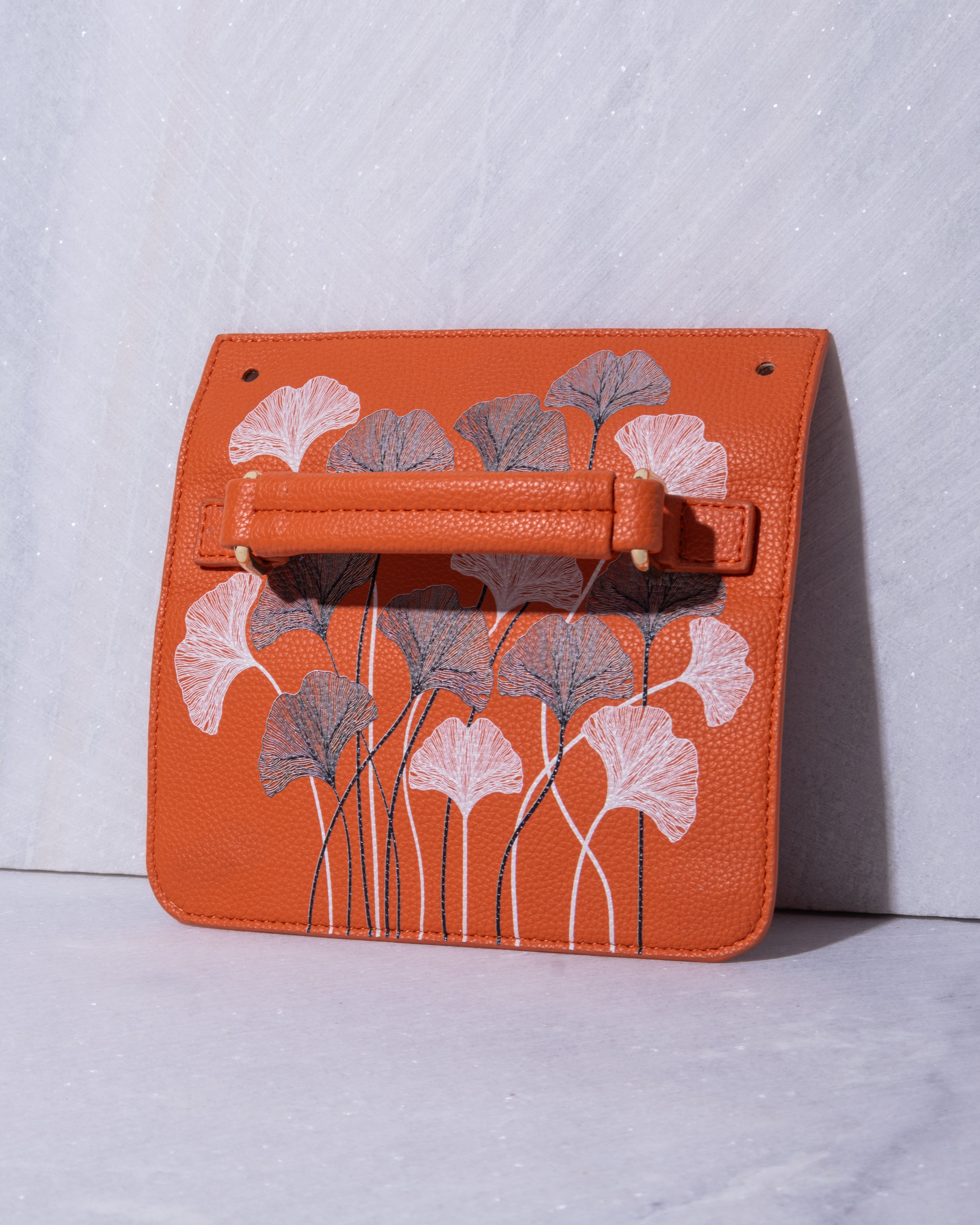 ABSTRACT BUNDLE BOX BAG Orange