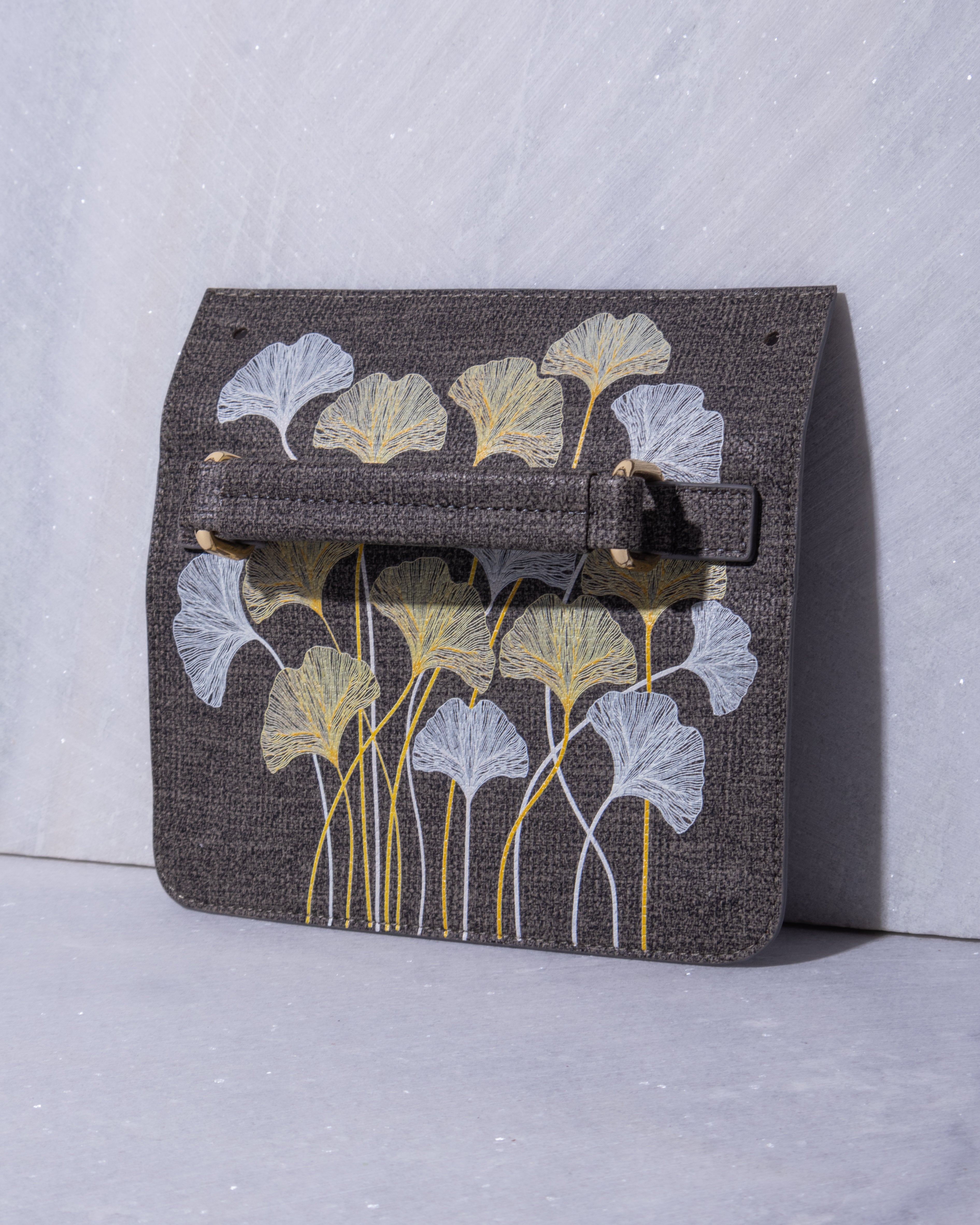 ABSTRACT BUNDLE BOX BAG Grey