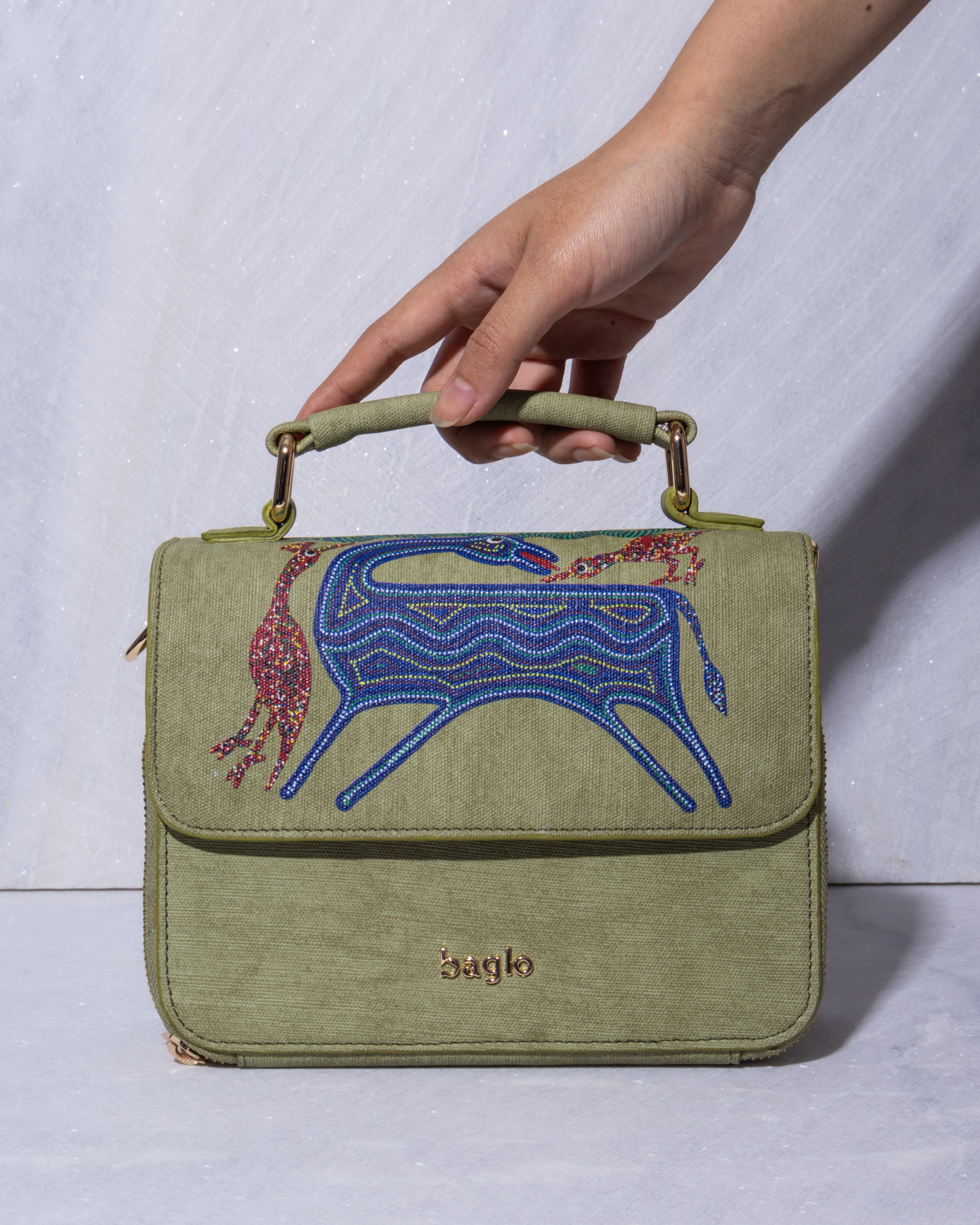 ANIMAL BUNDLE BOX BAG Green
