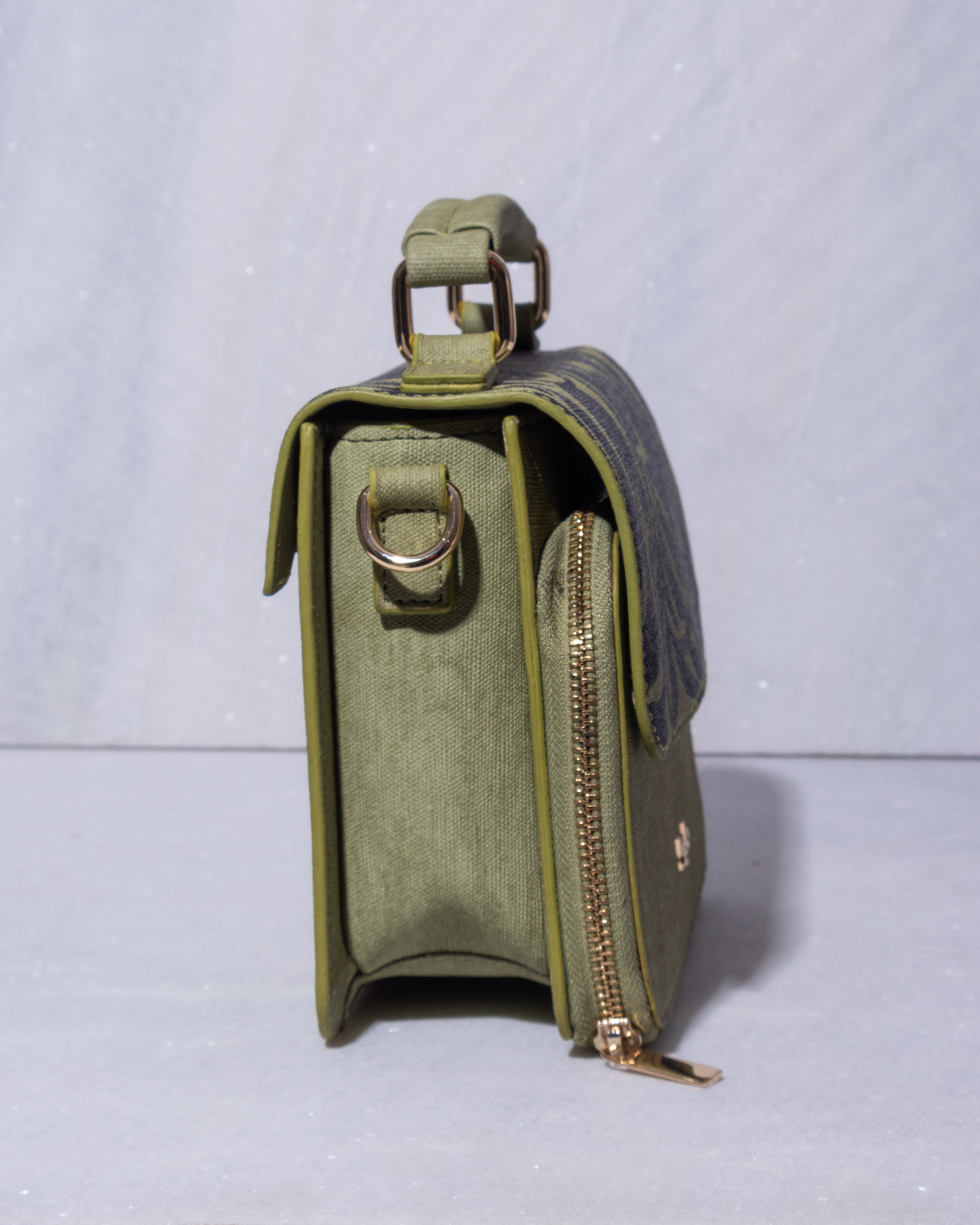 The Hiranmaya Box Sling Bag