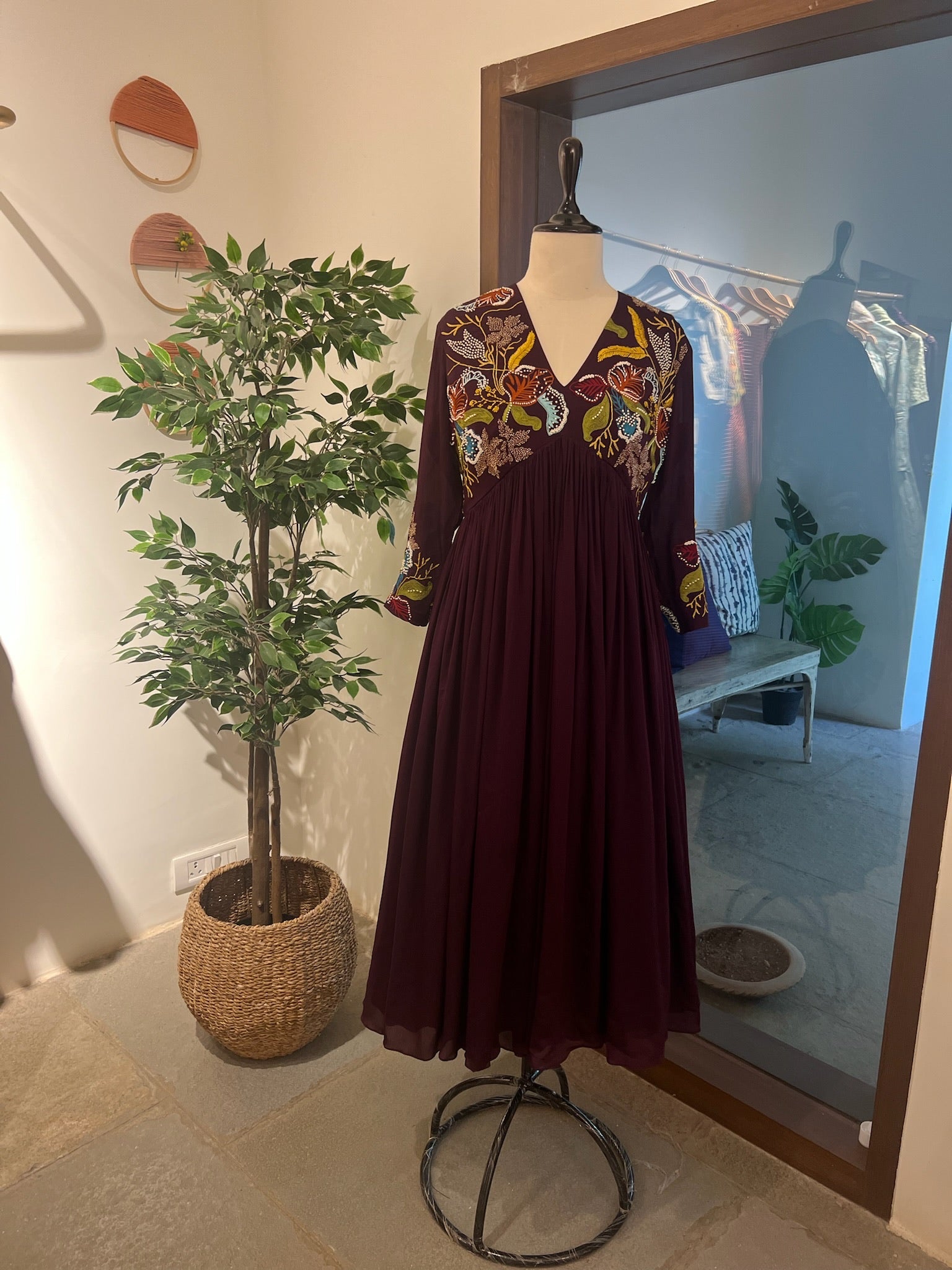 WINE EDEN CHINON DRESS