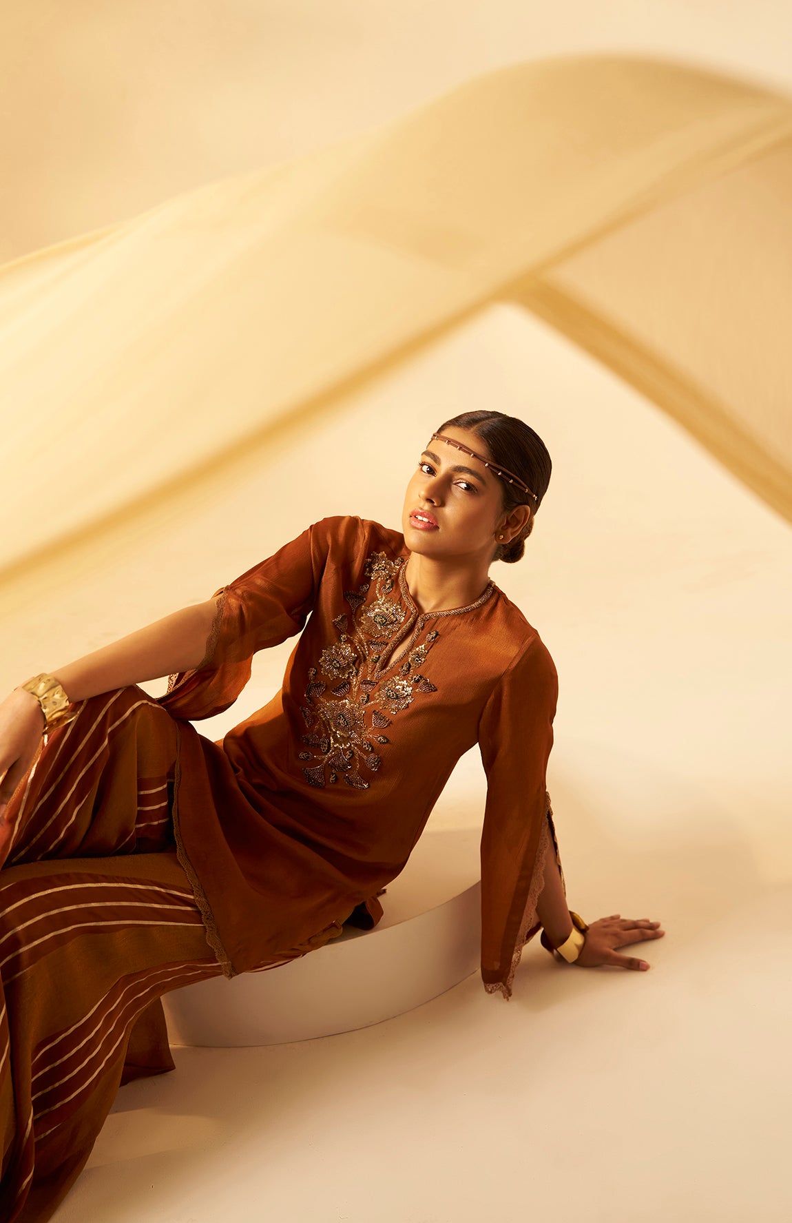 Gauri-  Festive short tunic set