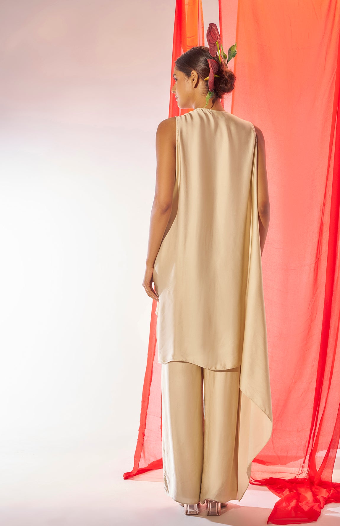 Sundari- Draped tunic and pants