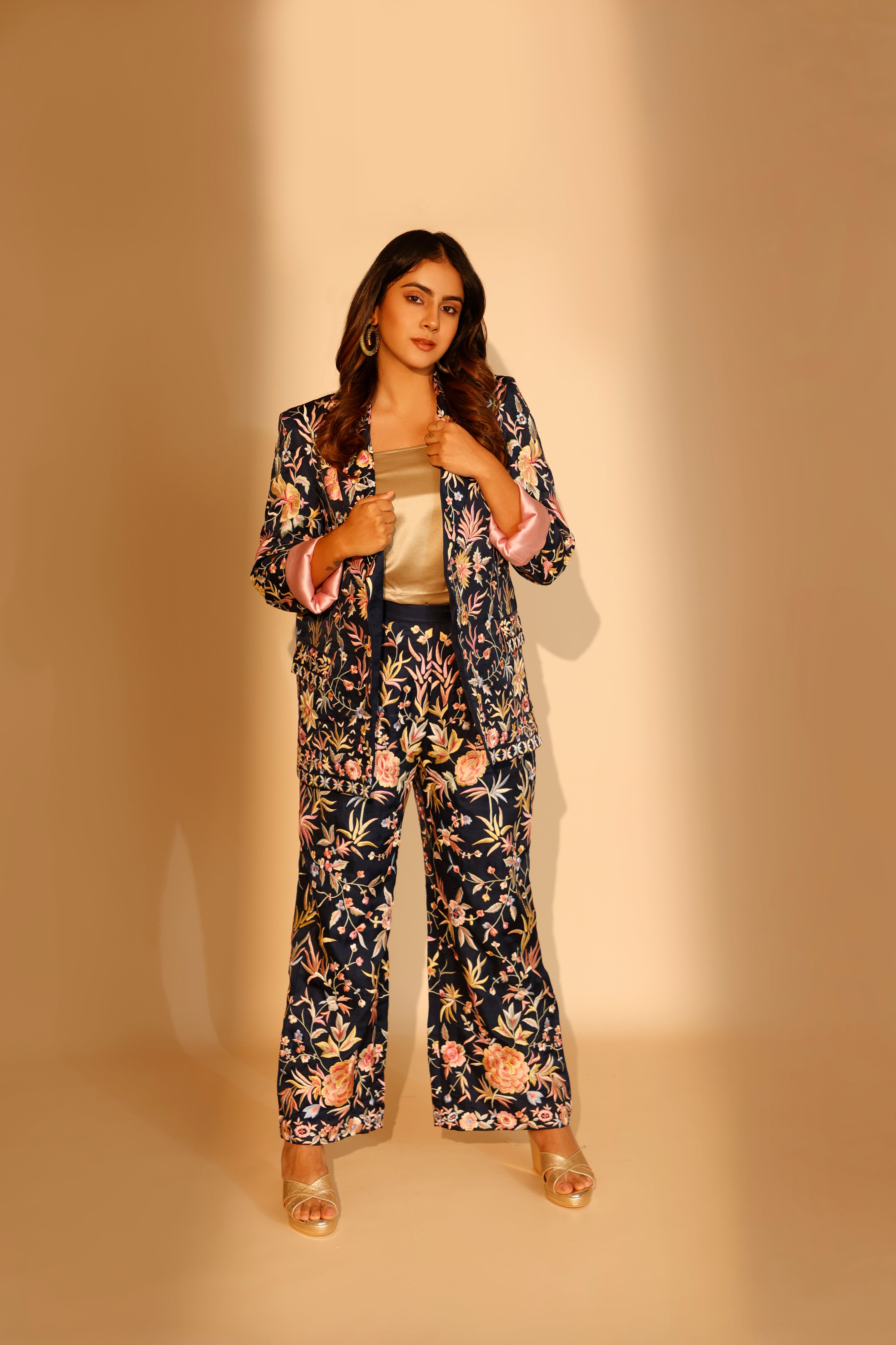 Bloom Blazer Navy Blue