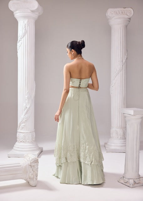 AUSTIN DRAPE LEHENGA SET