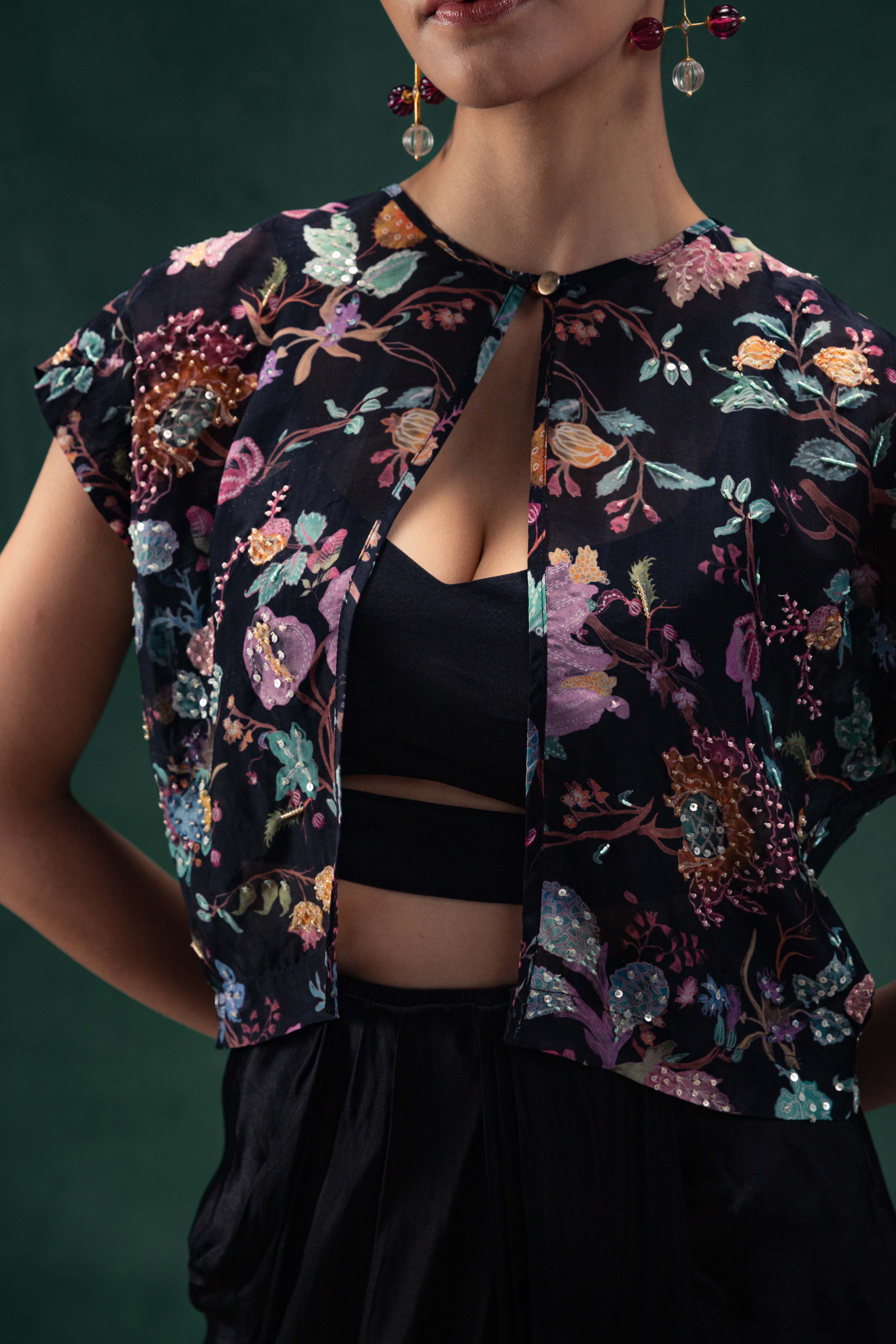 Yamini Skirt with Jacket Set