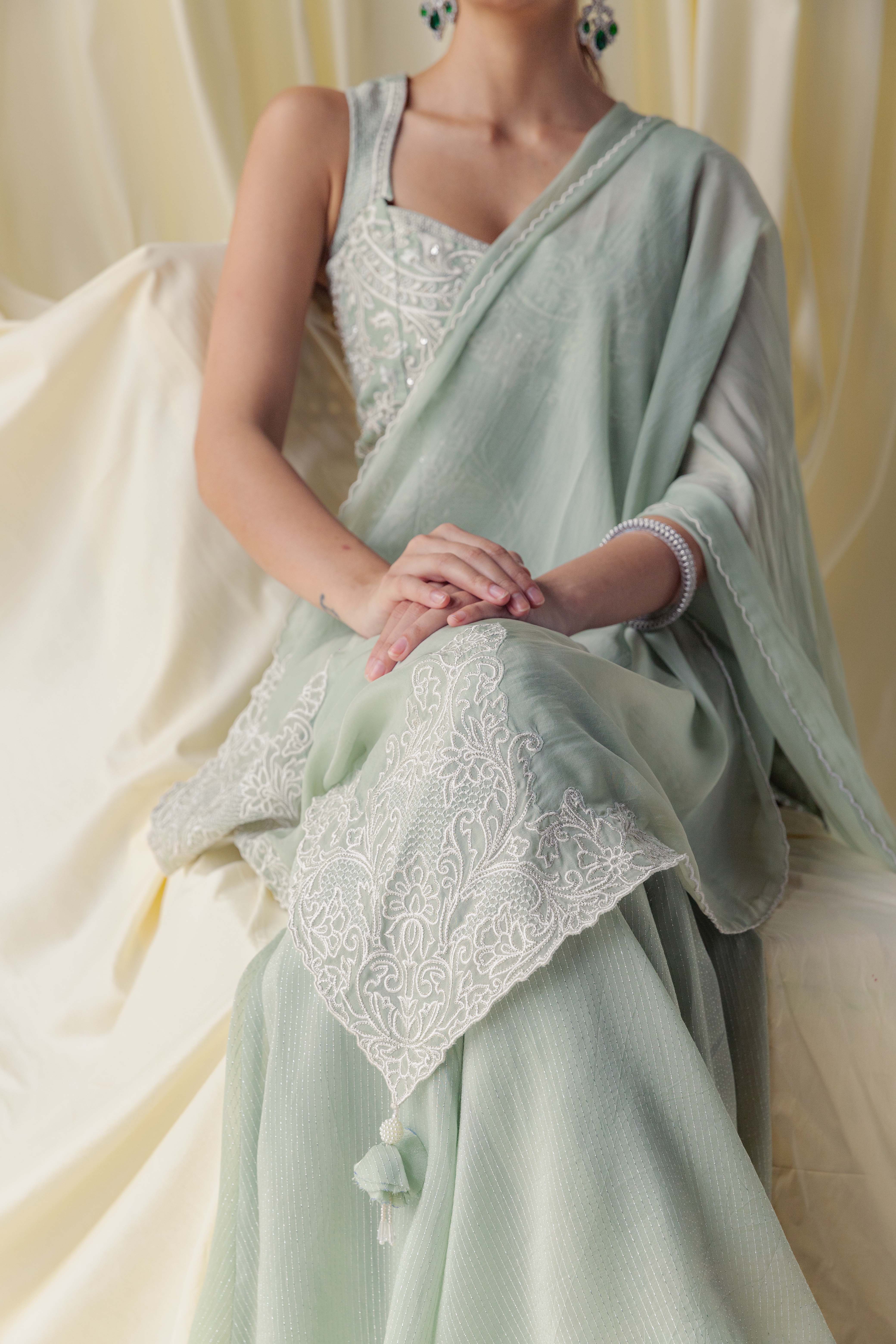 Alaia Kurta with Sharara Set