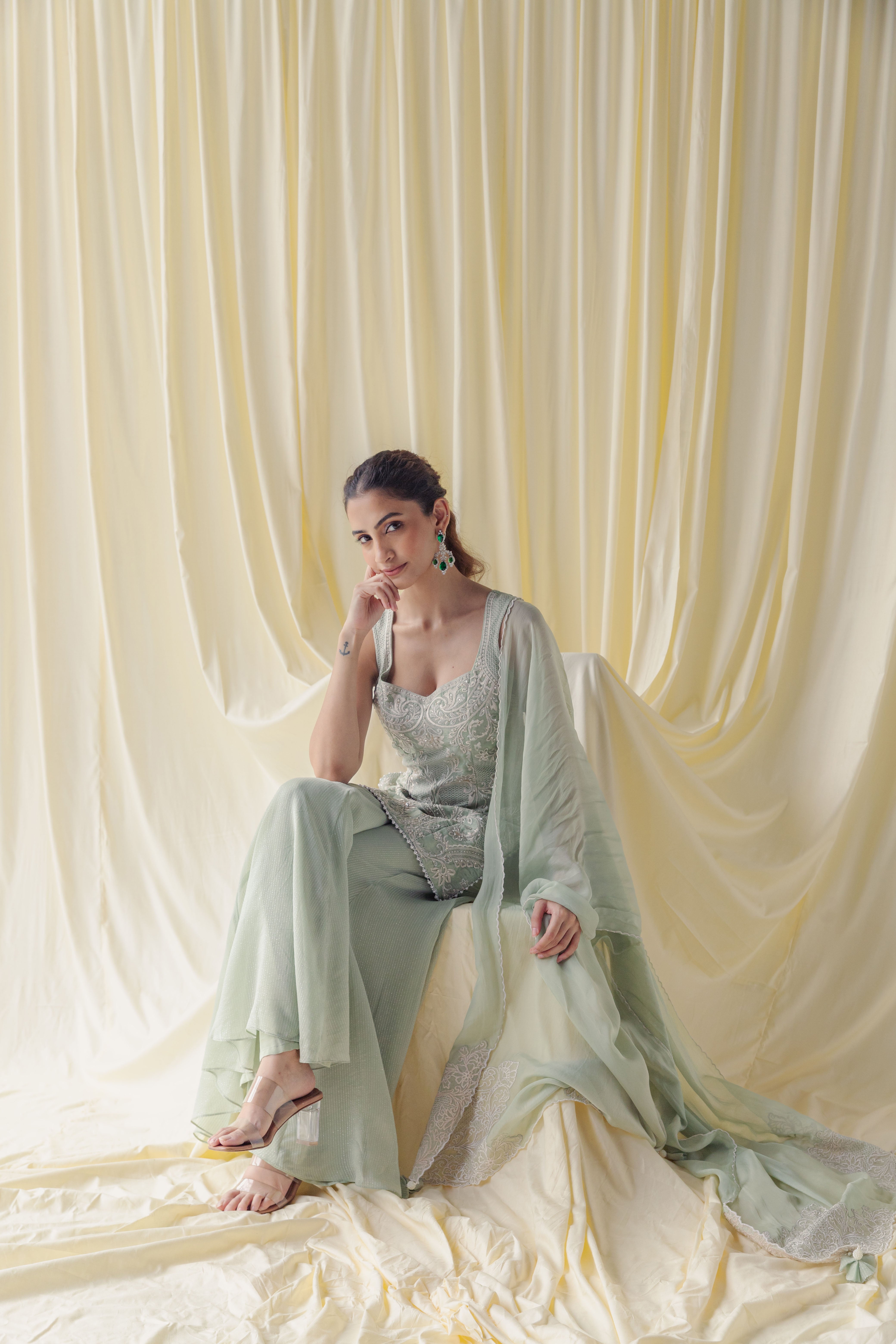 Alaia Kurta with Sharara Set