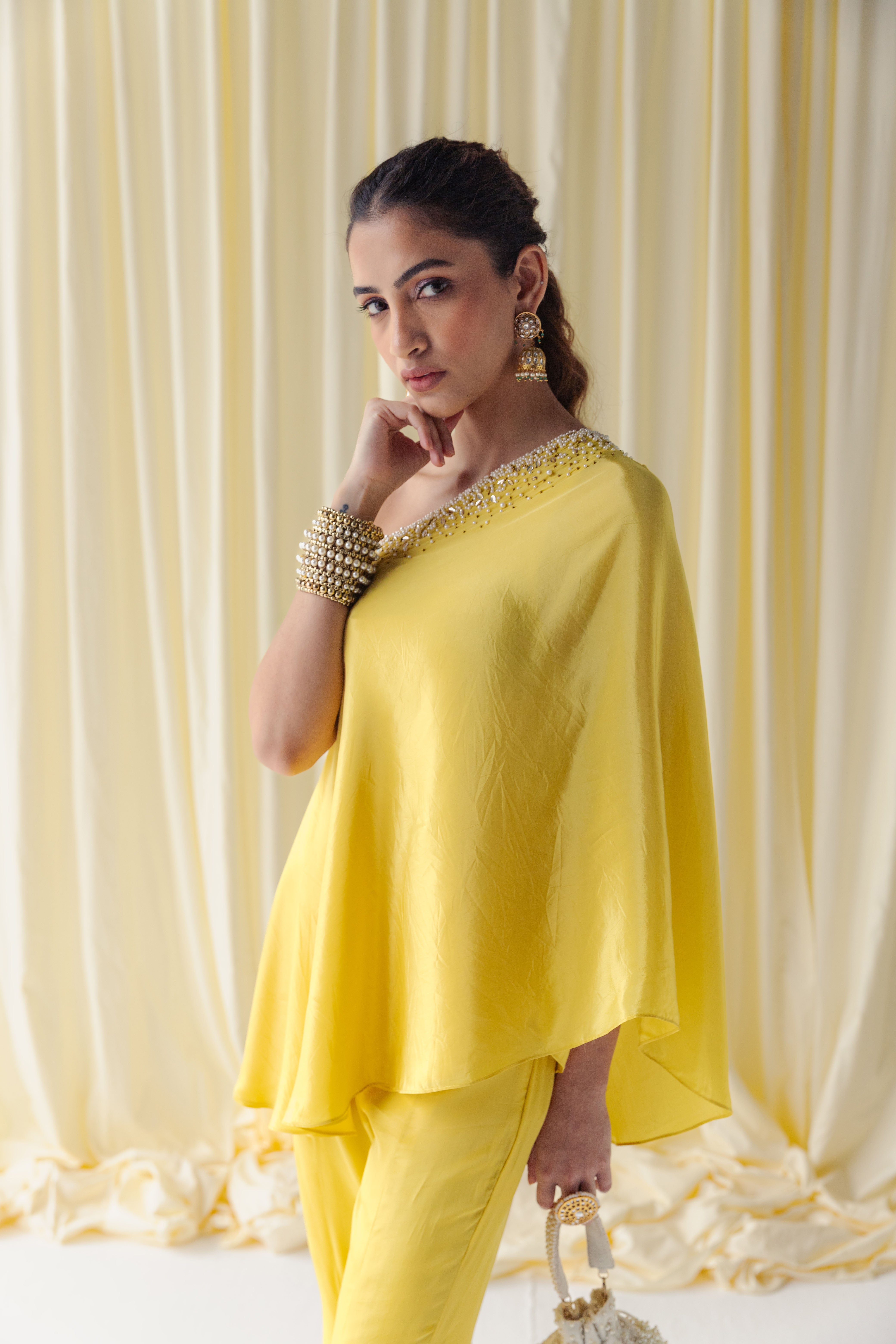 Zurain Tunic with Sharara Set