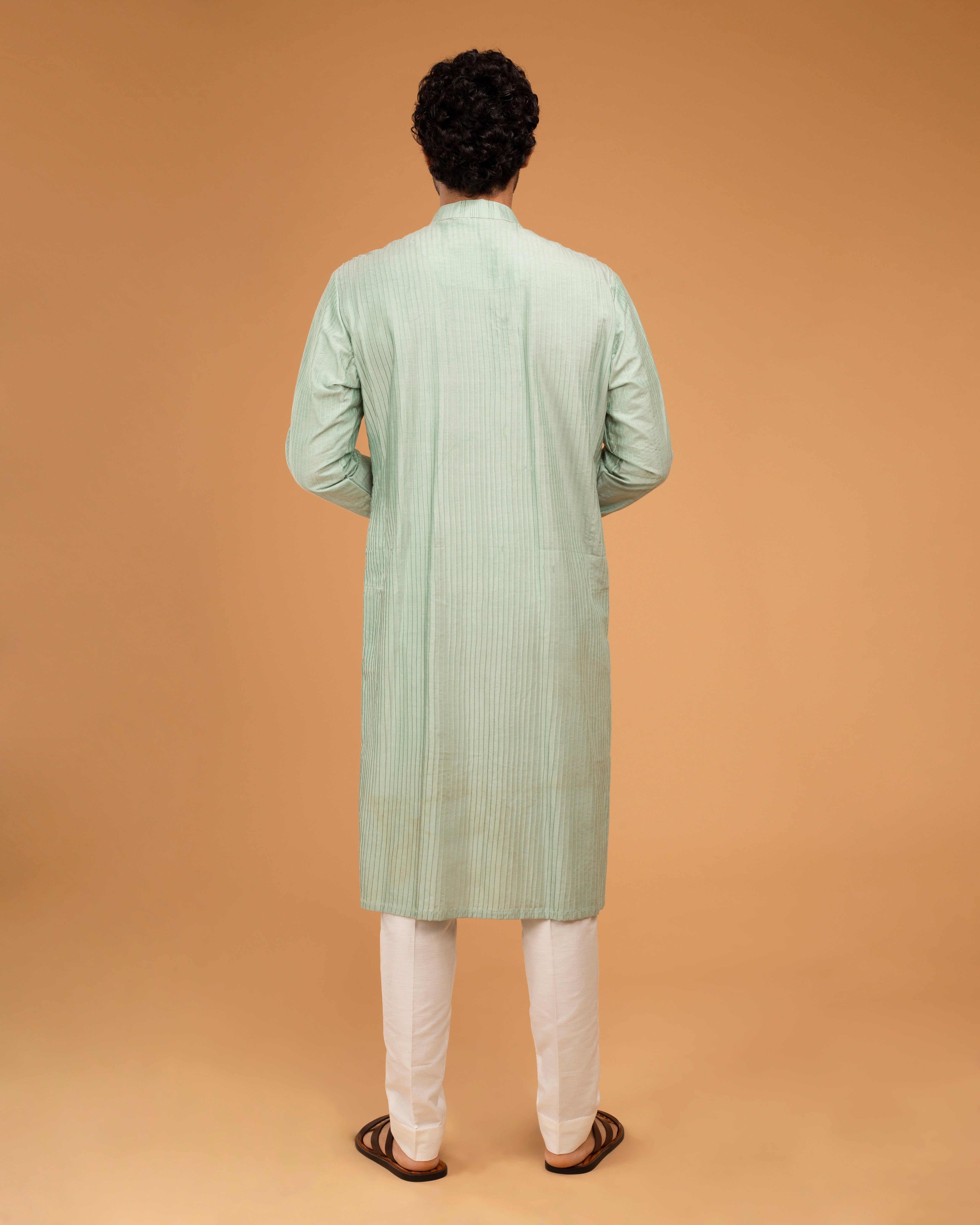 Mint Green Mirror Kurta Set