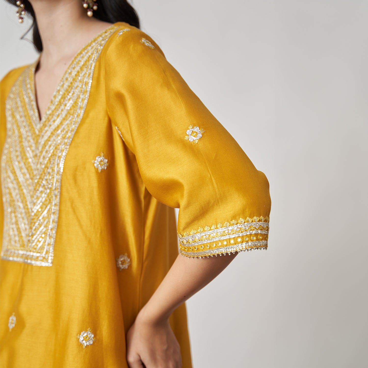 The Sarson Silk Chanderi Ensemble